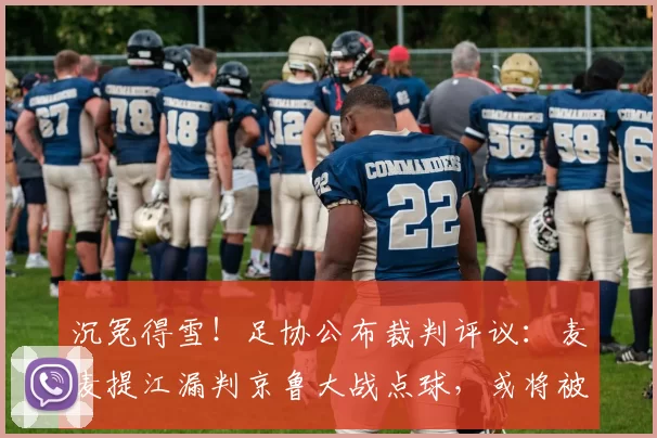 沉冤得雪！足协公布裁判评议：麦麦提江漏判京鲁大战点球，或将被停哨_比赛_中超_马德鲁加